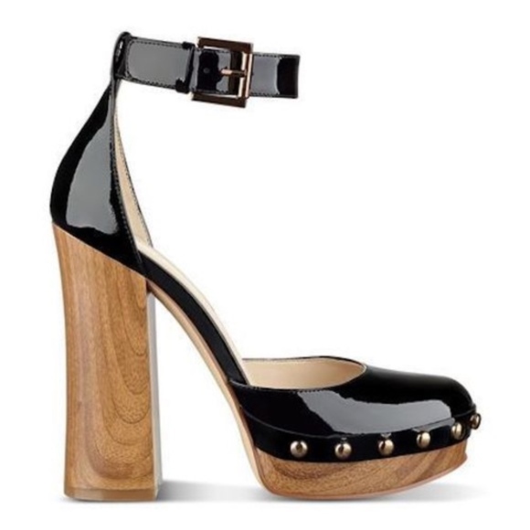 ISO! Nine West Cuzin Patent Platform Clogs - Picture 1 of 1